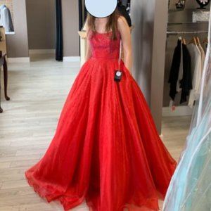 Amarra Red Ball Gown (STYLE 87292)